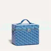 럭셔리 디자이너 Muse Vanity Case Cosmetic Bag 지갑 패션 클래식 크로스 바디 가방 레이디 상단 핸들 토트 행백 여성 남성 정품 가죽 클러치 숄더백