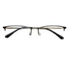 Lunettes de soleil Rockjoy Titanium Lunettes de lecture Hommes Femmes 150mm Lunettes surdimensionnées Cadre Mâle Semi Sans monture Anti Bleu Hyperopie Presbytie