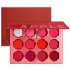 Ombretto all'ingrosso Rose Ruby Red Eye Shadow Palette 12 colori Trucco senza pigmenti rosa Glitter per occhi Matte Shimmer Eye Shadow Cute 231128