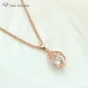 Hochzeit Schmuck Sets S Z Spiral Hohl Wasser Tropfen Baumeln Zirkon Ohrringe 585 Rose Gold Farbe Schmuck Set Für Frauen geschenk Antiallergie Eardrop 231127