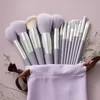 13 pièces/ensemble pinceaux de maquillage ensemble ombre à paupières fond de teint femmes pinceau cosmétique fard à paupières Blush poudre mélange beauté doux maquillage outils DH-RL058