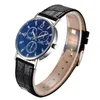 Orologi da polso Blue Light Watch Neutral Women Fashion Men's Real Belt Quartz Gift