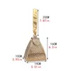 Avondtassen Fashion Lady Day Clutch Triangle Design Diamonds Party Schouder Handtassen Banquet Purse 230427