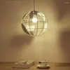Lampade a sospensione Lampadario moderno in ferro battuto Illuminazione Ristorante loft creativo Luci retrò Hanglamp Lampadario per bambini Lustro