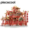 Puzzles 3D Picecool Puzzle 3D en métal - Salle à manger DIY Assemblage Puzzle Jouets Kit de construction de modèles Cadeaux de Noël et d'anniversaire pour enfants adultes 230427