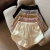 Shorts femininos de verão de cintura alta de cintura alta