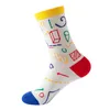 Chaussettes pour hommes 1 paire drôle hommes coton chaussette femmes hiver chaud mode Hip Hop Harajuku heureux adulte unisexe Sokken Calcetines Meias