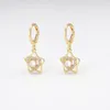 Boucles d'oreilles créoles étoile oreille accessoires pour femmes forme pentagramme Design de mode pendentif boucle d'oreille femme luxe fête raccords cadeaux Couple