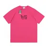 Lyxdesigner kvinnor t shirt skjorta original sommar unisex t-shirt med skärmmarkör lös avslappnad hylsa tee