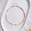 Pendant Necklaces Dome Cameras KKBEAD Stacking Heart Pendant Necklace for Women Gift Boho Jewelry Colorful Heishi Natural Pearl Beaded Necklaces Dais AA230428
