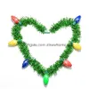Weihnachten Lametta Lichter Girlande Halsketten Colorf Led Bbs Silvester Party Favor Supplies Zubehör Für Kinder Adts Frauen Weihnachten Feiertage Dhoge