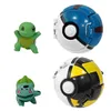 Jogos de novidade L Throw N Pop Poke Ball e Figura Batalha Figuras de ação Pokballs Jogo para crianças Conjunto de brinquedos para festa de aniversário Idéia de presente Dr Amgto