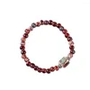 Bedelarmbanden Chinese stijl jade armband dames oude keramische retro hand touw vriendinnen sieraden