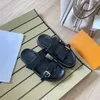 2024 Top Designer Brand New Platform Slides Women Sandale Summer Casual Beach Sandal Khaki Black Size35-43