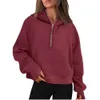 Yoga sweat à capuche vêtements de sport femme manteau à glissière fitness chemises de course sweat-shirt veste de costume dames haut de sport vêtements de sport polaire pull d'entraînement en vrac M9