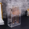 Jewelry Pouches Acrylic Necklace Storage Box Transparent Rotating Pendant Desktop Organizer Display Stand