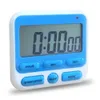 Kökstimers digital skärmtimer Stor Display Square Cooking Count Up Countdown Larm påminn Sleep Topwatch Clock 231128