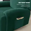 Stol täcker levivel sammet stretch soffa täcker elastisk vilstol nonslip möbler protektor fåtölj heminredning 231127
