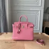 Top Lady Heart Bag Tote Quality Designer Bags Girl's Pink Lychee Grain Leather Top Layer Cow Handbag Classic Mini Cross-body Small Trend 6kz0