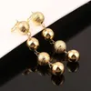 Dingle örhängen guldfärg pärla trendig afrika arabiska mellanöstern etiopiska kvinnor smycken