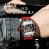 Richardmill Watche Designer Relógios Swiss Fashion Multifuncional Seis Pinos Totalmente Automático Relógio Não Mecânico Mens High Grade Bonito Mostrador Grande NODN