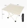 Camp Furniture High Strength Aluminum Alloy Portable Ultralight Folding Camping Table Foldable Outdoor Dinner Desk For Family Party Picnic BBQ