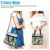 External Frame Packs Clear Tote Bag for Stadium Plastic Crossbody with Adjustable Strap Waterproof Messenger Handbag Travel a 230427