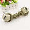 Chew katoenen touw speelgoed huisdieren tennis dumbbell rubbertoy ball medium grote hond interactieve training molaire tanden reiniging huisdierbenodigdheden