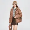 Womens Down Parka Semir Jas Vrouwen ThreeProof Losse Tas Zoet Meisje Licht En Warm MultiColor Winter Stand Kraag 231127