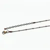 Hänghalsband 6 färg blandad rostfritt stål boll flytande lås kedjor halsband med hummer lås 2,3mm 20 tum 2'a avdragbar