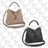 M45522 MAIDA HOBO desinger bag women lady canvas embossed genuine calf leather zipped handbag top handle purse strap shoulderbag t255f