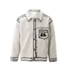 Lambswool gömlek kış yünlü ceket tasarımcısı puffer ceket işlemeli parka ceket erkek kadın beyzbol ceket erkek giyim lüks giyim