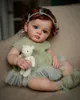 Dolls NPK 60CM Completed Doll in Picture Reborn Tutti Toddler Girl Hand Paint with Genesis High Quality 3D skin 231127