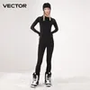 Andra idrottsartiklar Vector Women Ski Thermal Underwear Set Sports Quick Dry Tracksuit Fitness Workout Motion Tight Shirts Jackets Sport Suits 231127