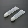 Vsxan 8 ml transparente leere Tuben, nachfüllbare Behälter für selbstgemachte Lipgloss-Balsam-Reise-Toilettenartikel