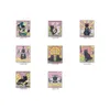 Acessórios dos desenhos animados Gatos Tarot Esmalte Pins Amantes Personalizados Tolos Justiça Broches Lapela Emblemas Punk Gótico Animal Cartões Jóias Presente para Dhkld