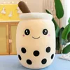 24cm 35cm 50cm Cute Stuffed Pearl Cup Shape Toy kawaii peluch Bubble Cartoon Milk Tea Boba plushie Plush Toy