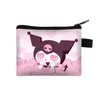 Fashion Kawaii Pink Purple Kuromi Portamonete Accessori per borse con cerniera per monete di grande capacità 25 stili