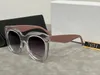 2024 News Luxury Designer Brand cat eye Sunglasses Rectangle Wrap Sunglass High Quality eyeglass Women Men Glasses Womens Sun glass UV400 lens Unisex With box7031