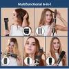 Hair Straighteners 6 In 1 Dryer Brush High Speed Blow MultiStyler Blower Air Styling Curling Iron Wand Auto Curler 231128