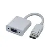 Displayport Display Port DP do VGA Adapter Kabel Mężczyzna do żeńskiej linii konwertera dla komputera PC Laptop HDTV Monitor Projector z opp.