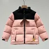 2024 Cappotto per bambini hildren NF Giù nord designer faccia invernale Giacca ragazzi ragazze giovani all'aperto Parka caldo Piumino nero Lettera Stampa Abbigliamento Outwear Frangivento