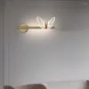 Lampes murales moderne papillon LED éclairage intérieur appliques luminaire pour chambre chevet balcon salon décor à la maison