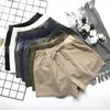 Kvinnors shorts sommar bomullslinne hög midja överdimensionerade korta byxor mode casual sport kvinnlig SXL 230428