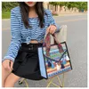 Evening Bags Lady Tassels Tote Travelling Bag Retro Art Canvas Crossbody For Women 2023 Zipper Handbags Luxury Designer Wholesale