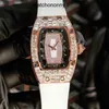 Designer Ri Mlies Montres de luxe Machine 01 Diamond 07 Montre Automatique Loisirs Rose Gold Case Tape Millers es Femmes Horloge Gmt Reloj