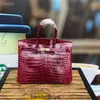 Designer Handbagh Bags Fashion Crocodile Leather Hand-Helda Single Shoulder Diagonal Bag Kvinnor Purses