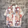 Camicie casual da uomo stampate e camicette per uomo Abbigliamento hip-hop colorato geometrico divertente uomo top grafica hawaiana con tasca floreale Xxl