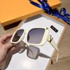 317 Designer Dames Polaroid Letter Lens Zonnebril Heren Goggle Senior Mode Brillen voor Vrouwen Brillen Frame Vintage Metaal S