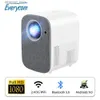 Projektörler Everycom L8A L8W LED Projektör Full HD Ev Sineması Sineması 6000 Lümen Projektörleri WiFi Android Taşınabilir Beamer Mini Akıllı TV Q231128